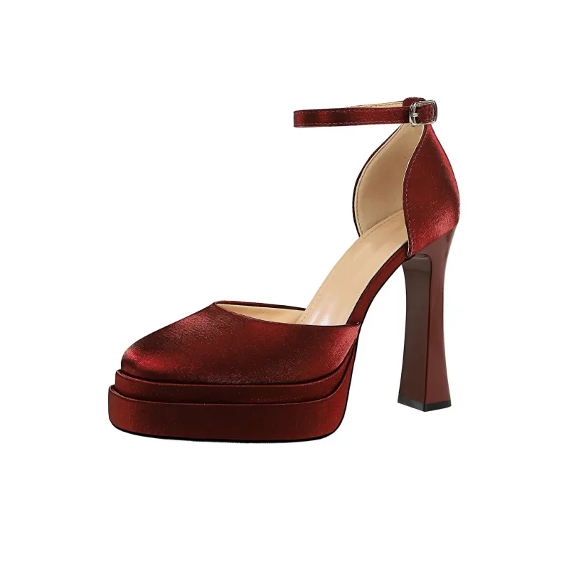 YAFEI XUANYU Chunky Heel High Heels Women's-5