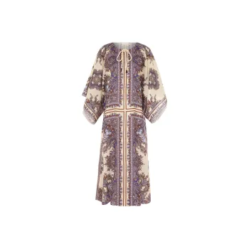 Zimmermann Ottie Kaftan Midi Dress