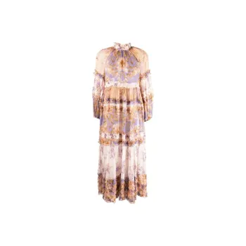 Zimmermann Long-Sleeved Dresses Women's Brown