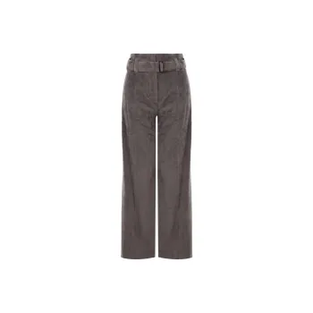 Brunello Cucinelli Belted Pleated Trousers