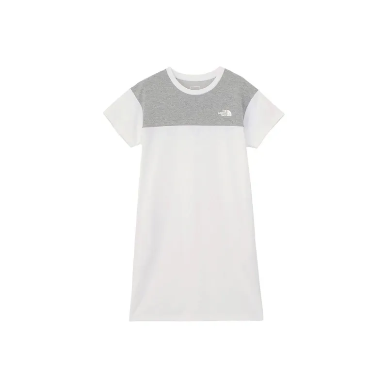 THE NORTH FACE Short Sleeved Dresses Women's White-0