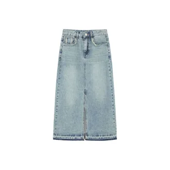 NINE WEST Denim Long Skirts Women's Blue