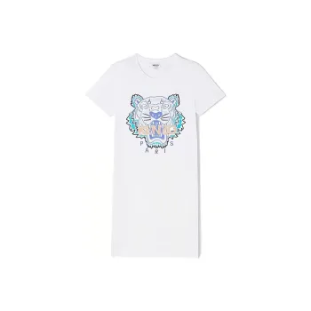 KENZO Short Sleeved Dresses Women's White