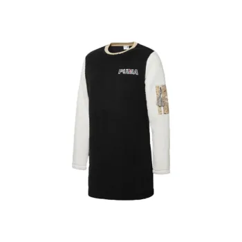 PUMA Long Sleeved Dresses Women's Black