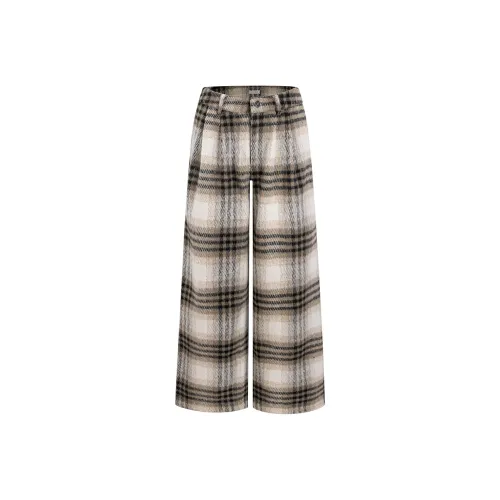 Ariseism Woolen Casual Pants For Women's Spring Long Pants Women's