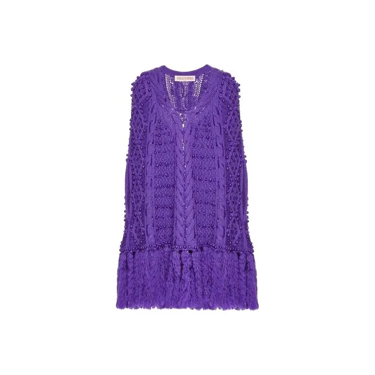 Valentino Sleeveless Dresses Women's Purple-0