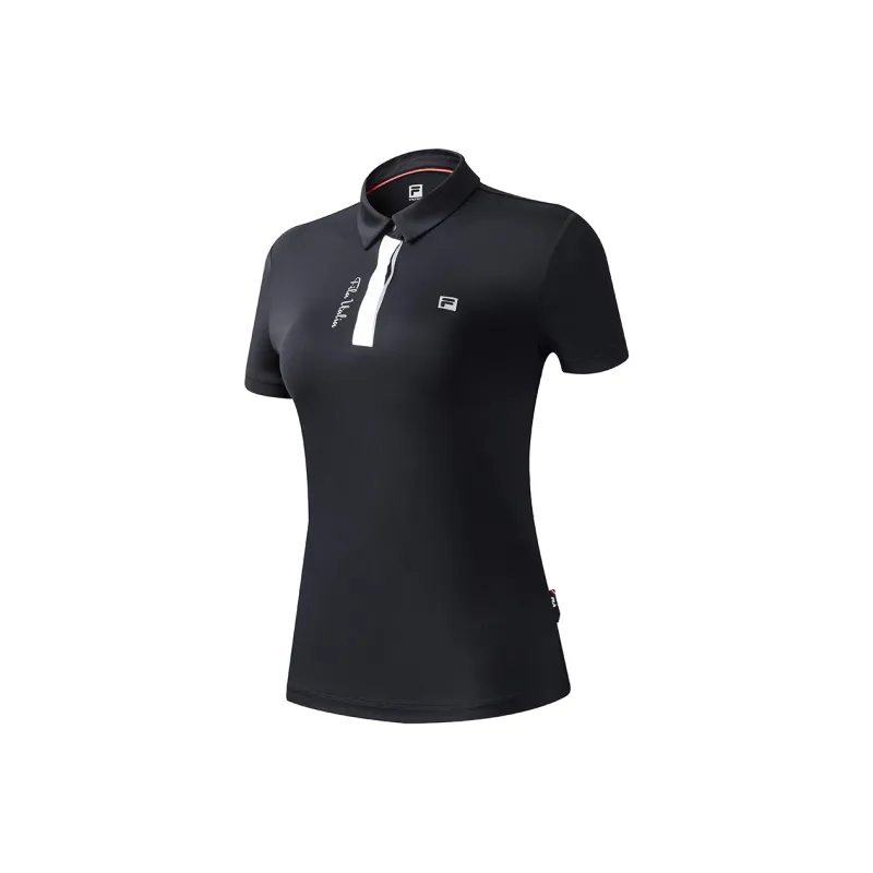 FILA Golf Series Polo Shirt Women's Navy Blue-0