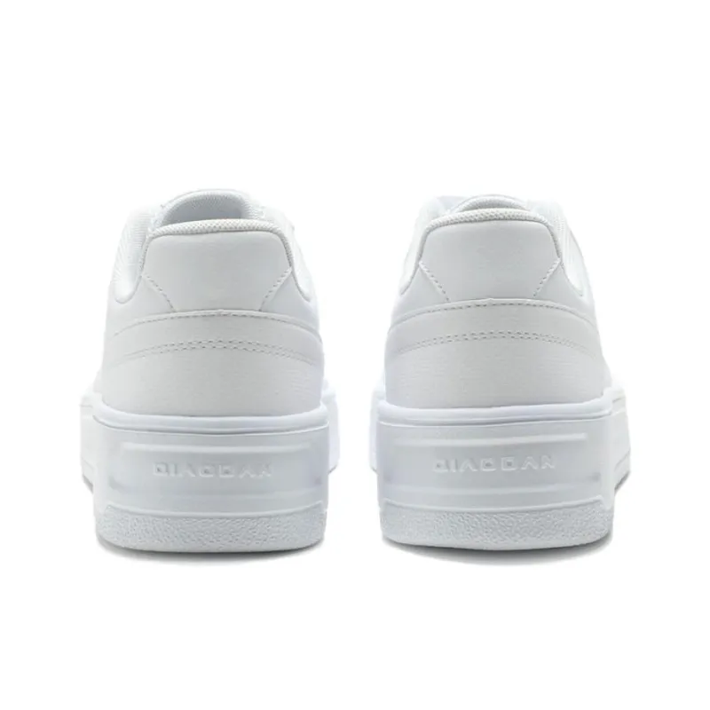 QIAODAN Slip Resistant Cushioning Lightweight Low Top Skateboard Shoes Men's Jordan White Gray Silver-4