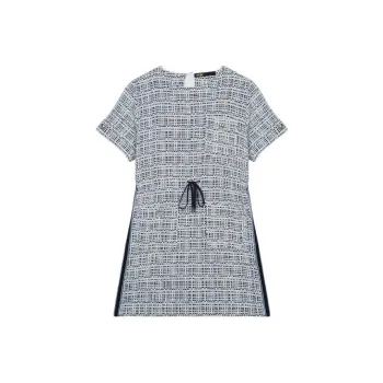Maje Short Sleeved Dresses Women's Blue