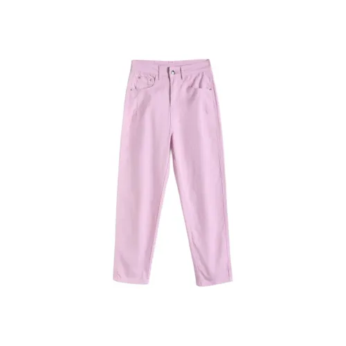 SITOL Jeans Women's Purple Pink