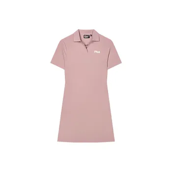 FILA Short Sleeved Dresses Women's Agar Powder Pink