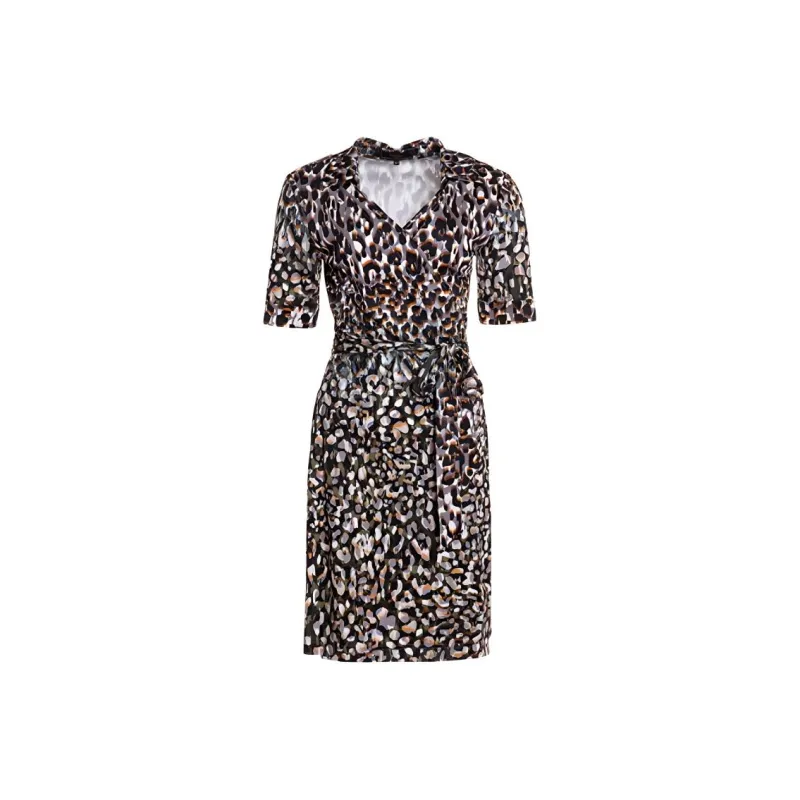 BESIONIA SS22 Short-Sleeved Dresses Women's Black Spots-0