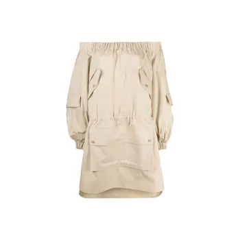 MaxMara Long Sleeved Dress Women's Beige
