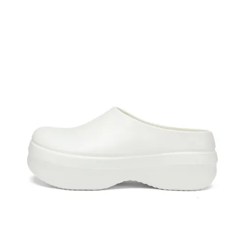 OUGLEMEN Quiet Odor Resistant Abrasion Resistant Slip Resistant Wrap toe Slippers Unisex