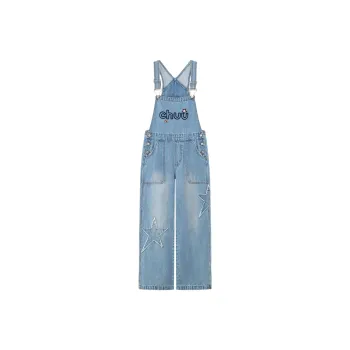 CHUU Overalls Women's Light Denim Blue