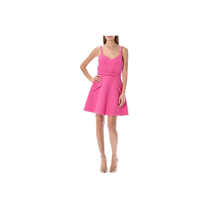 Valentino Sleeveless Dresses Women's Rose Red-0