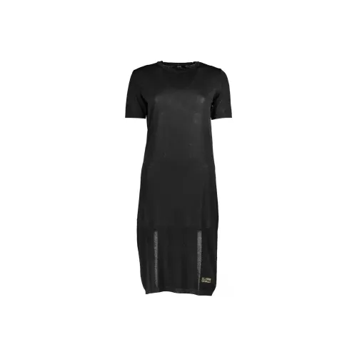 Cavalli Class Short-Sleeved Dresses Women's Black