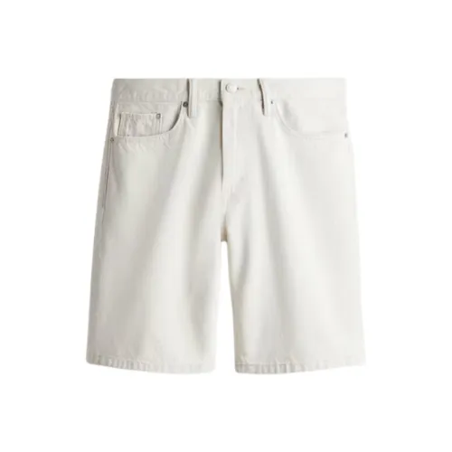 H&M Denim Shorts Men Beige