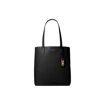 MICHAEL KORS Eliza Series Leather One Shoulder Handbag Large Size Women's Black