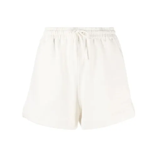 GANNI Software Isoli Drawstring Shorts 'White'