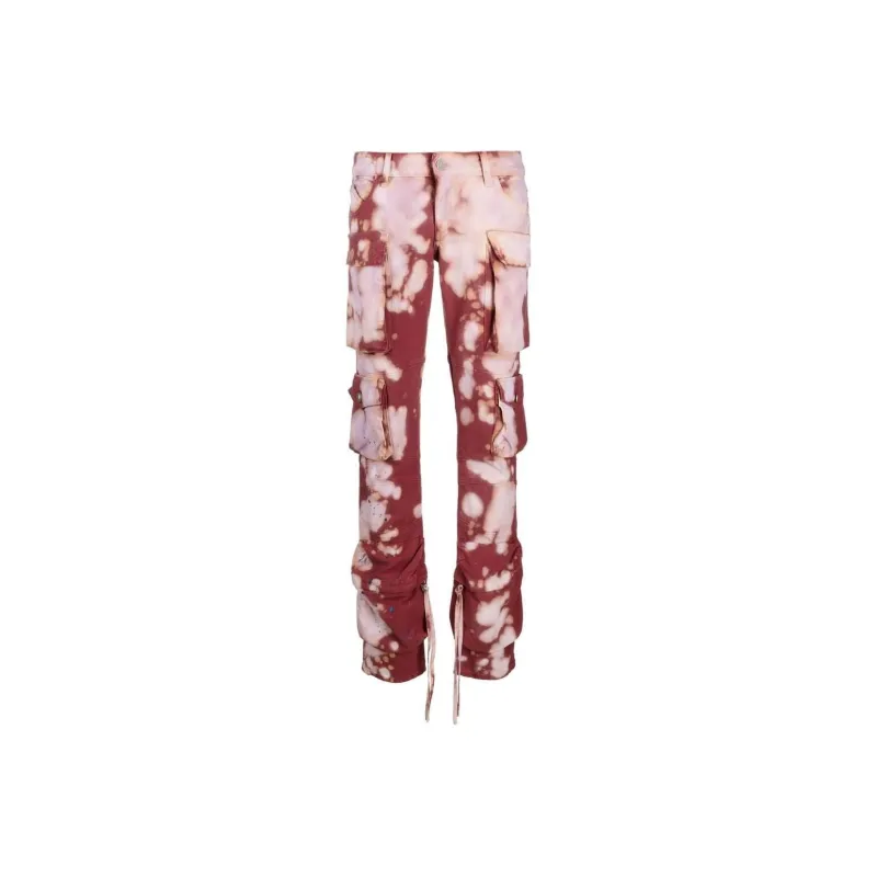 The Attico Essie Tie dye Cargo Trousers-0