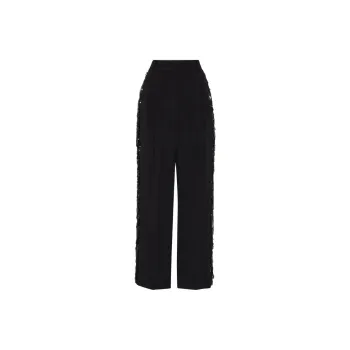 Brunello Cucinelli Waterfall Embroidery Trousers