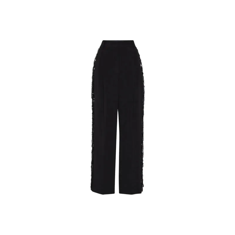 Brunello Cucinelli Waterfall Embroidery Trousers-0
