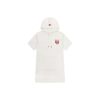 MLB Short Sleeved Dresses Women's Ivory White