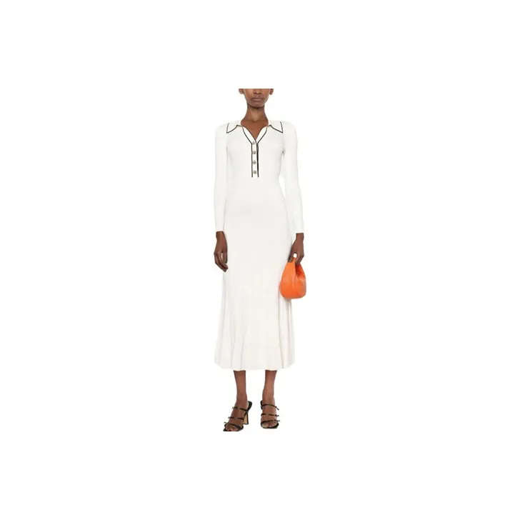 Self portrait Long Sleeved Dresses Women's White-0