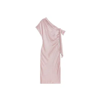 CELINE Short Sleeved Dresses Women's Pink