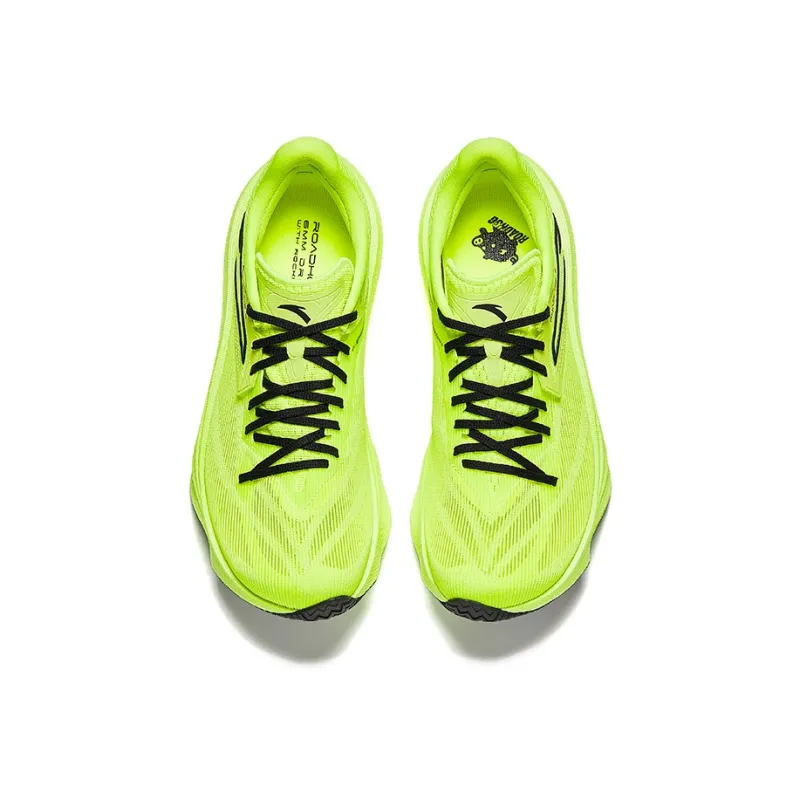 Anta Asphalt Road Fighter 1.0 Slip Resistant And Breathable Low Top Casual Running Shoes Men's Green-2