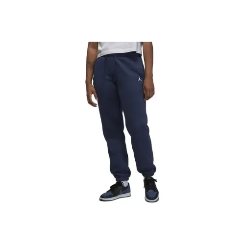 jordan 7.5us Brooklyn Knitted Sweatpants Women's Navy Blue