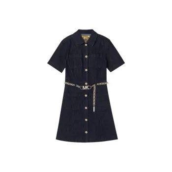 MICHAEL KORS SS23 Denim Dress Women's Indigo