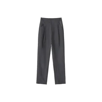 0571 Family Casual Pants Women's Black Gray Color