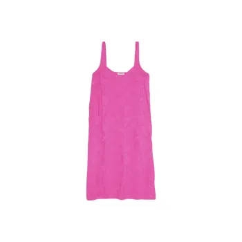 Balenciaga SS22 Sleeveless Dress Women's Pink