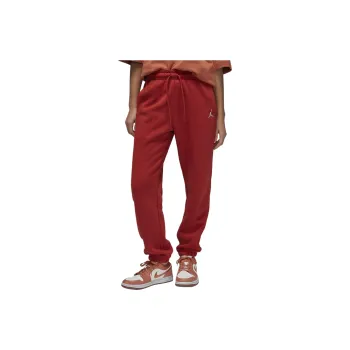 Jordan Brooklyn Fleece Knitted Sports Pants Women's Sand Dune Red
