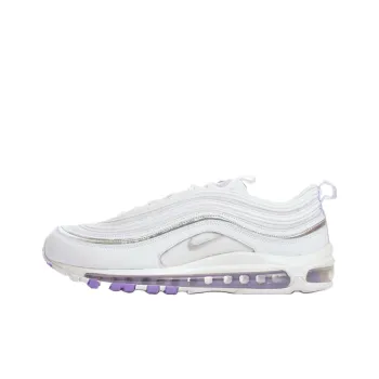 Nike Air Max 97 Anti Slip Wear Resistant Low Top Running Shoes Women's White
