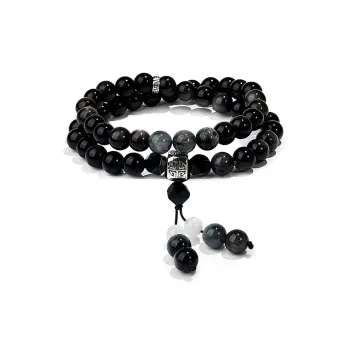 PUTUOSHANWENCHUANG Obsidian Jade Bracelets Unisex