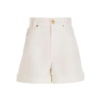 BALMAIN Casual Shorts Women's White