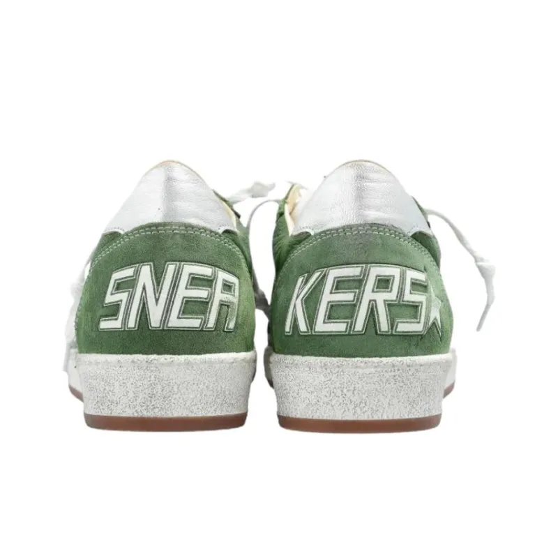 Golden Goose Ball Star Low Top Skateboard Shoes Men's Dark Green-5