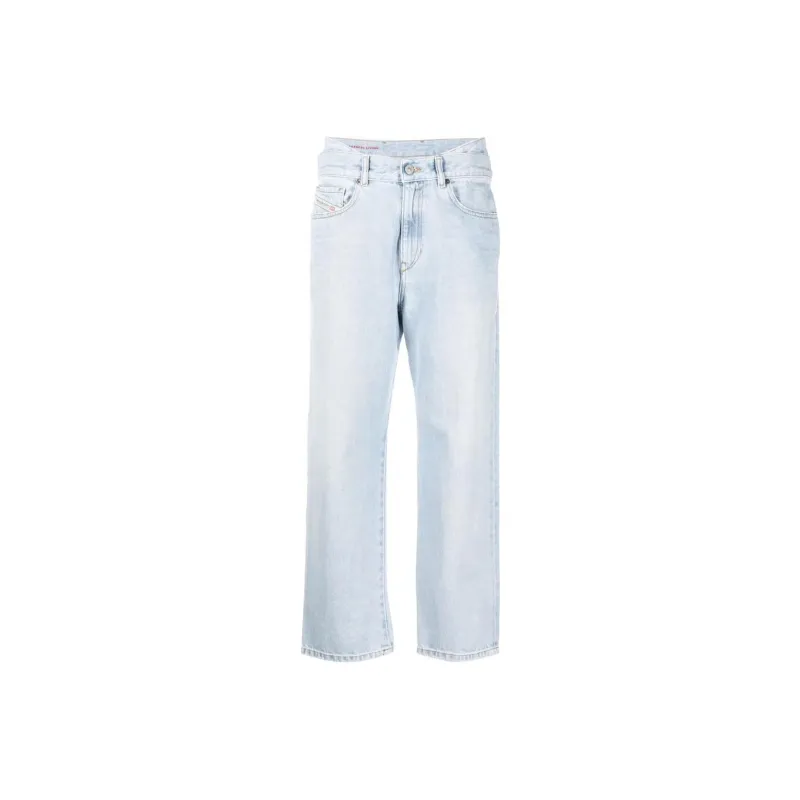 DIESEL 1999 Cropped Straight leg Jeans-0