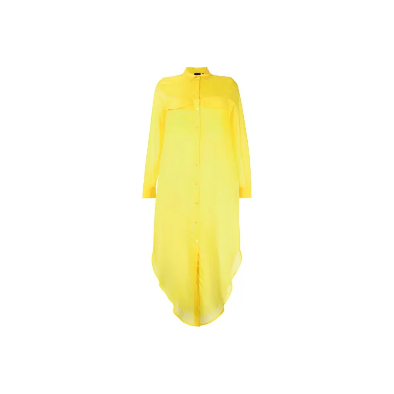 PINKO Long Sleeved Dresses Women's Yellow-0
