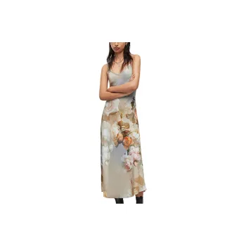 ALLSAINTS Slip Dresses Women's Sunrise Blue