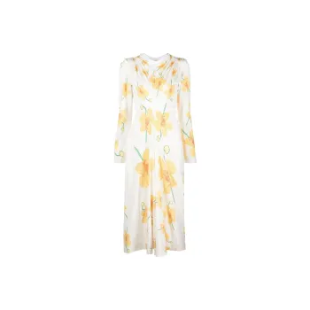 MARNI All over Floral print Midi Dress