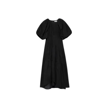 FRAME Short-Sleeved Dresses Women's Black