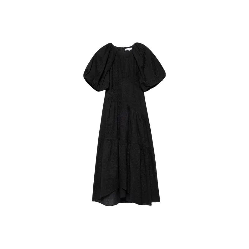 FRAME Short-Sleeved Dresses Women's Black-0