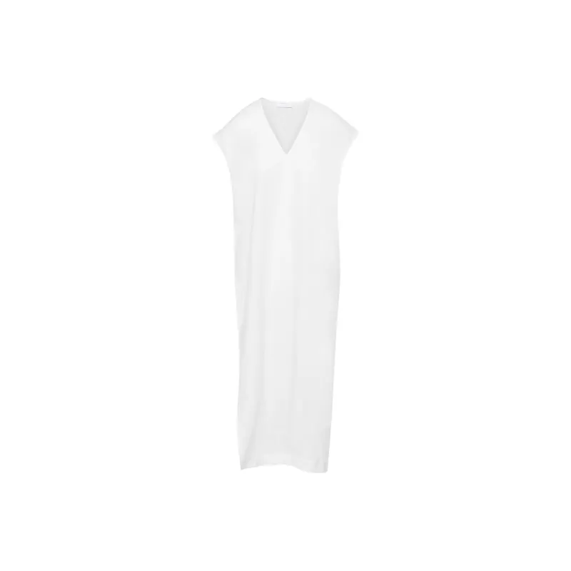 ARITZIA Little Moon Puerto Linen Dress Short-Sleeved Dresses Women's White/White-0