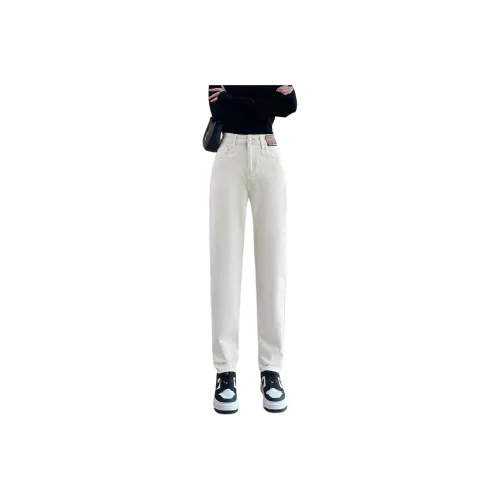SITOL Jeans Women's Beige Apricot