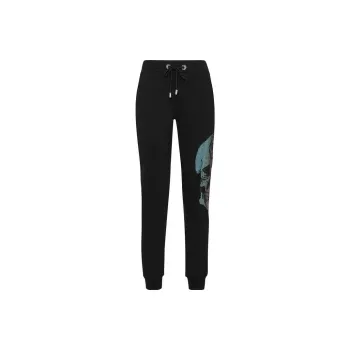 PHILIPP PLEIN Knitted Sports Pants Women's Black