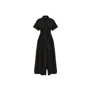 MaxMara Agoraio Belted Short Sleeved Midi Dress